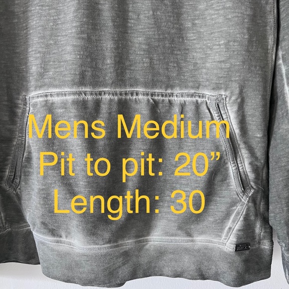 Mens Buckle Henley with long sleeve hoodie - Picture 8 of 8